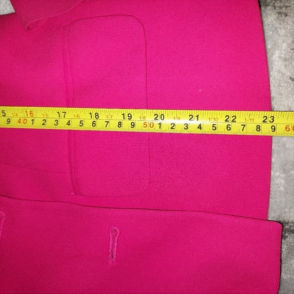 Sale🥳Balmain style Fuchsia Double Breasted Shoulder Padded Blazer - Picture 7 of 7